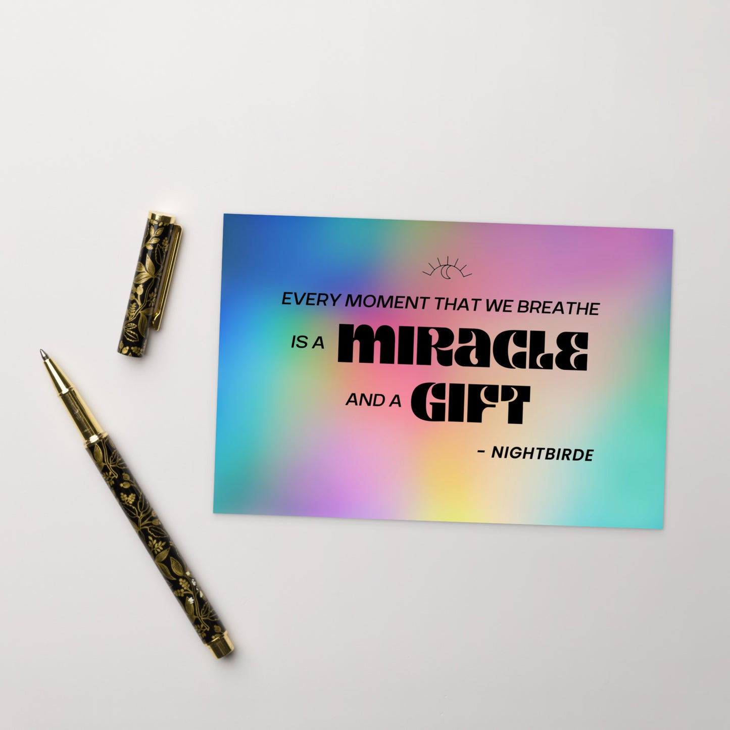 Inspirational Premium Postcard: Every Moment