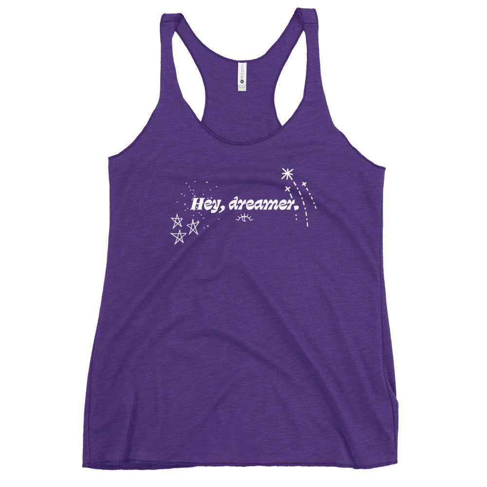 "Hey, Dreamer." Racerback Tank