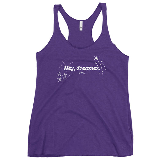 "Hey, Dreamer." Racerback Tank