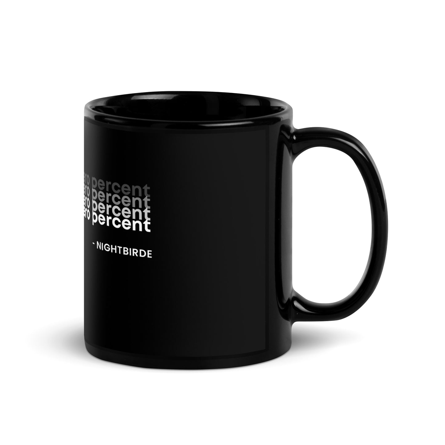 Quotes: Two Percent Isn't Zero - Black Mug