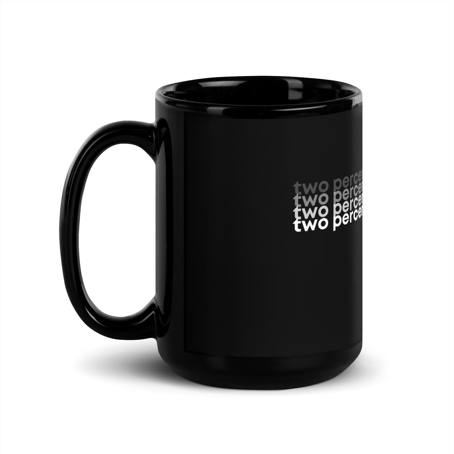 Quotes: Two Percent Isn't Zero - Black Mug