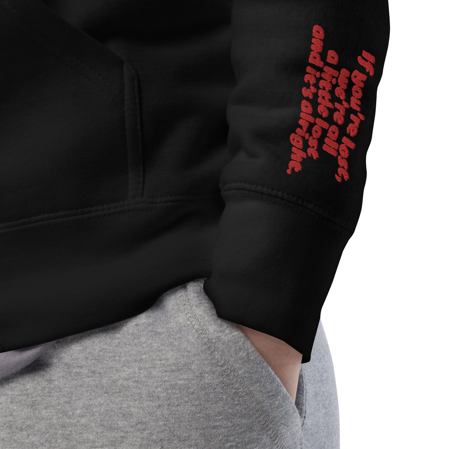 Embroidered It's OK - Unisex Hoodie