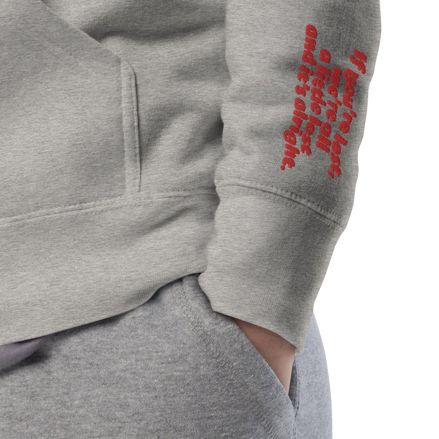 Embroidered It's OK - Unisex Hoodie