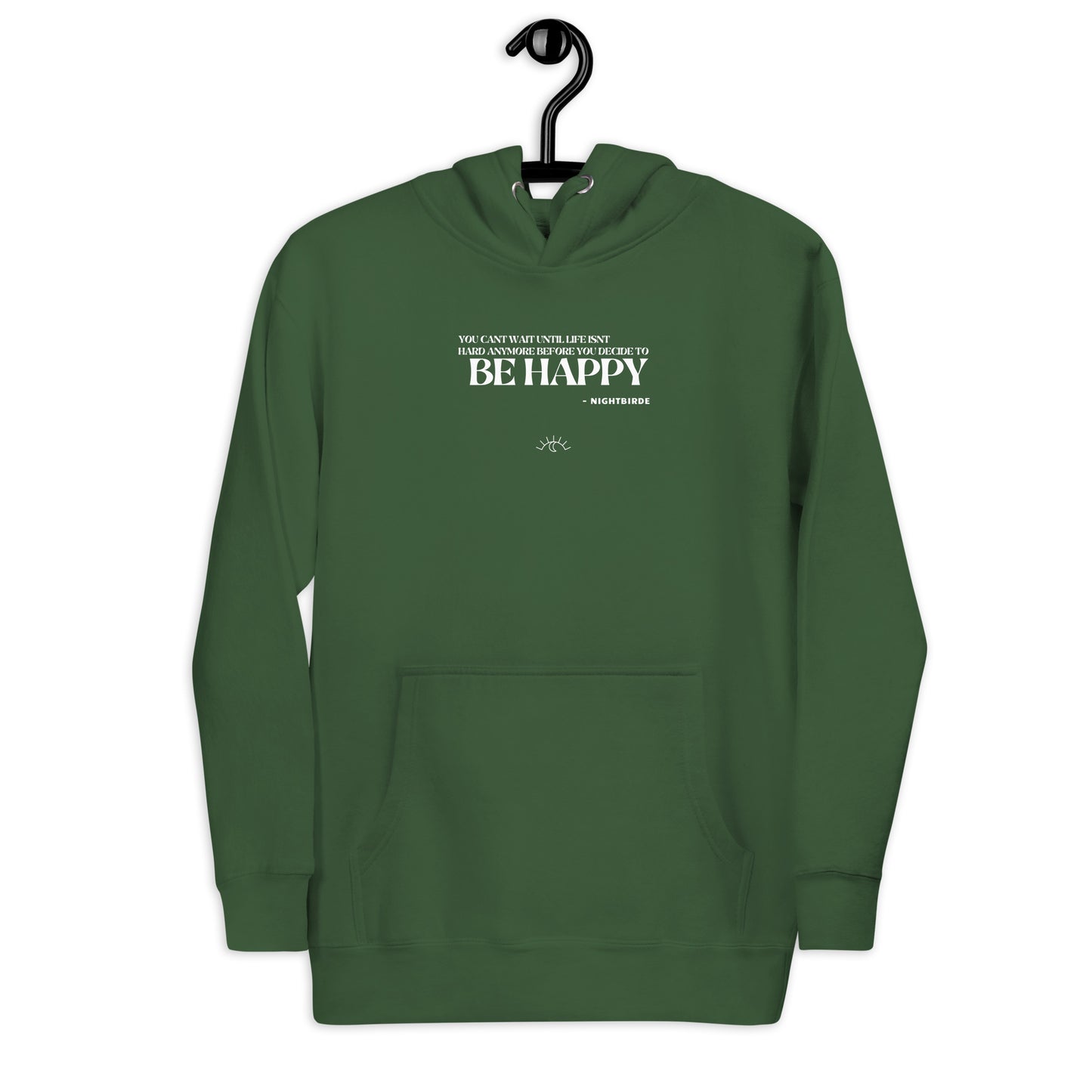 Quotes: Be Happy - Unisex Hoodie