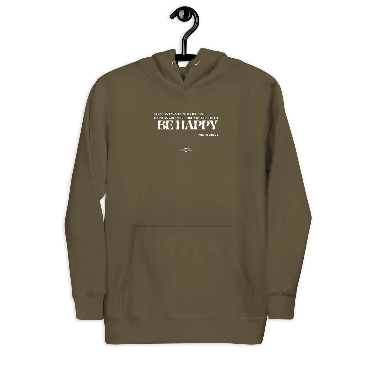 Quotes: Be Happy - Unisex Hoodie