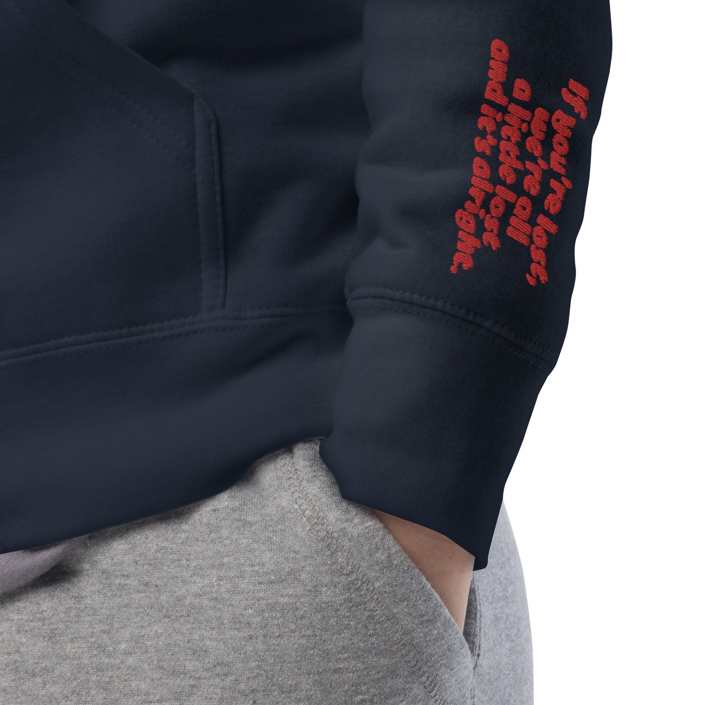 Embroidered It's OK - Unisex Hoodie