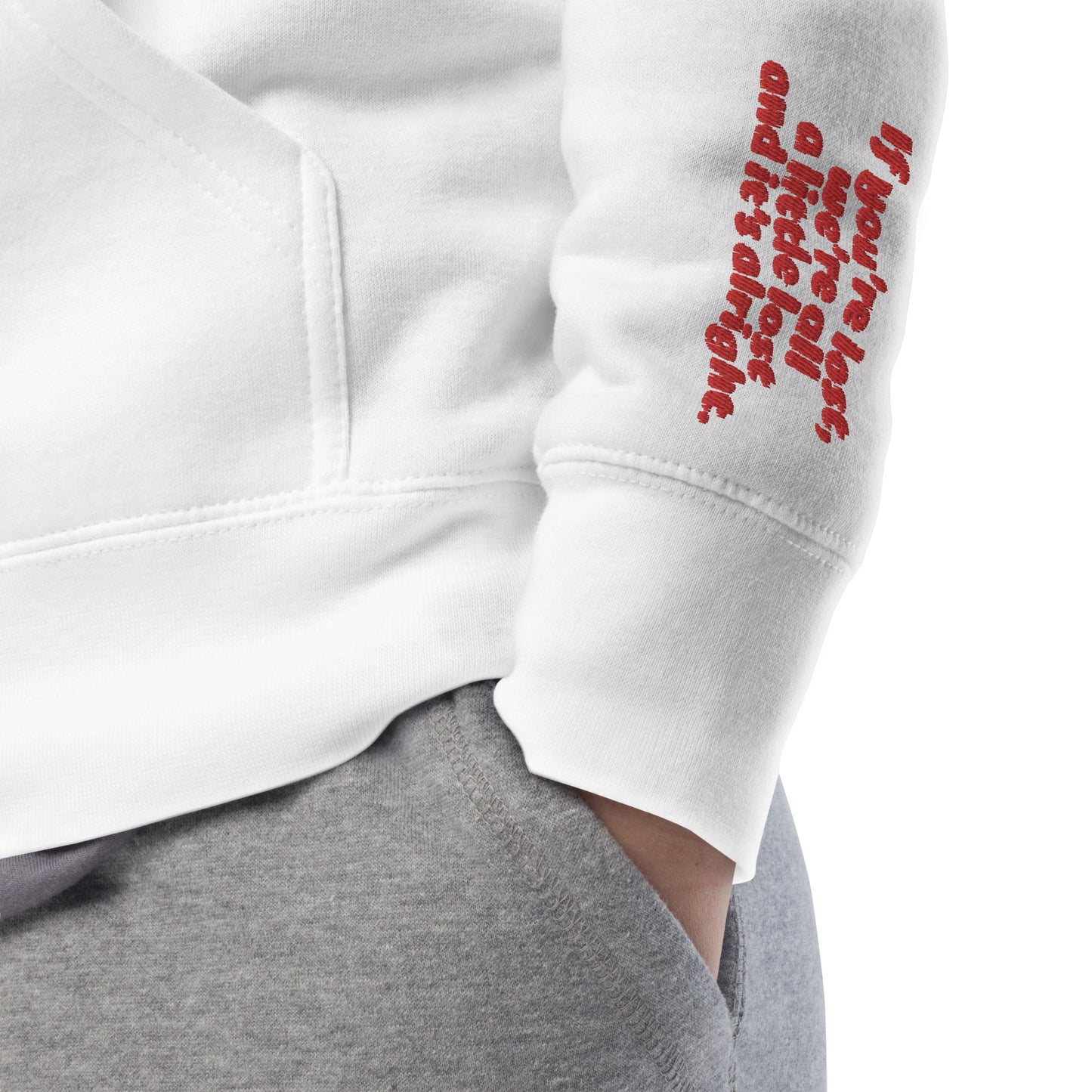 Embroidered It's OK - Unisex Hoodie