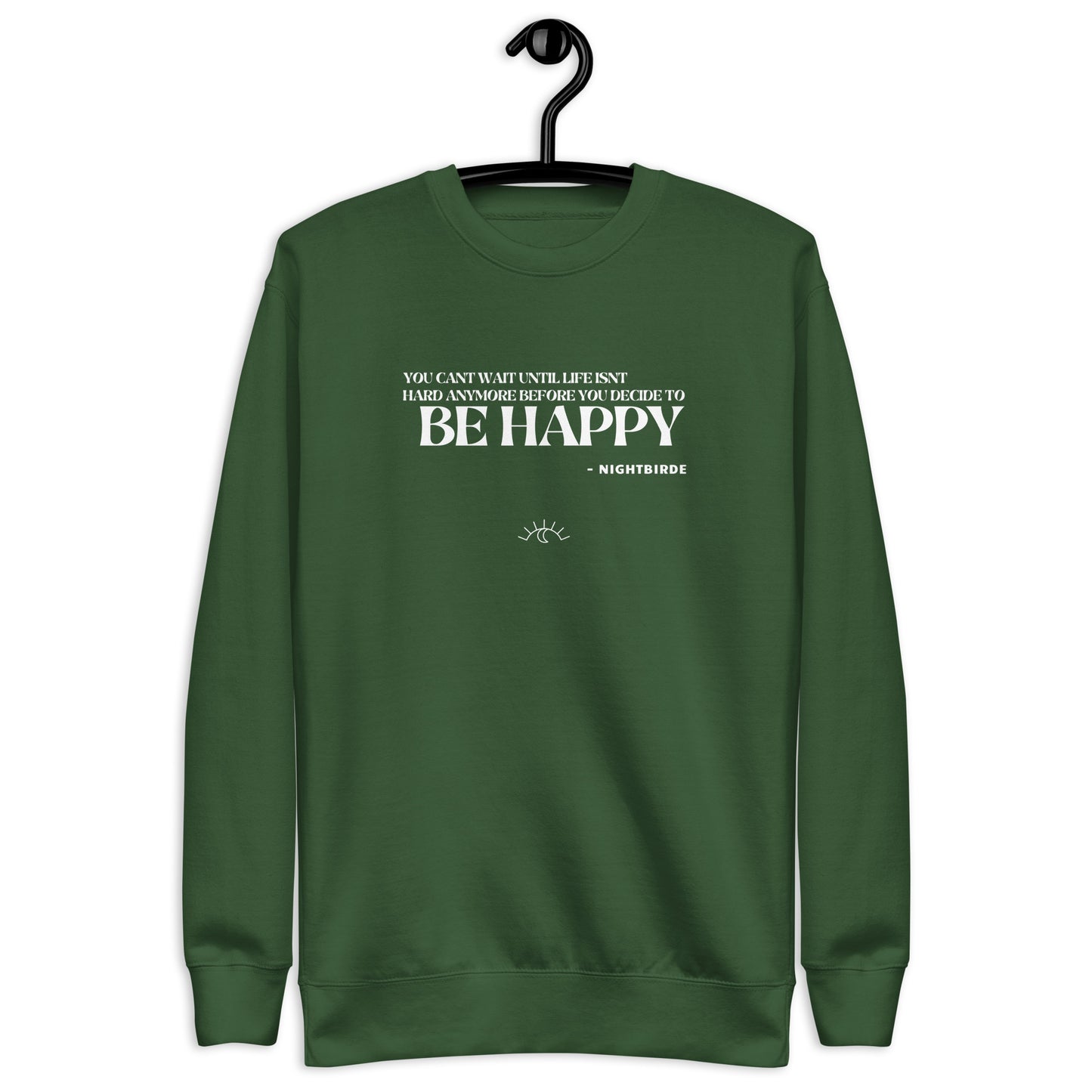 Quotes: Be Happy - Unisex Sweater