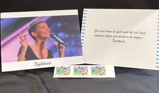 Quotes:  Nightbirde Note Cards w/stamps