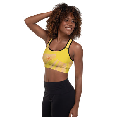 PFTD Art "Sunshine" Padded Sports Bra