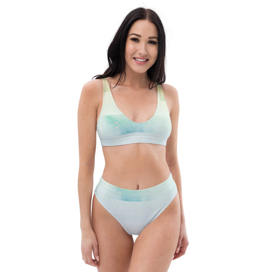 Multi-Color High-Waisted 2-Piece