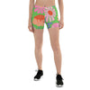 Floral Athletic Shorts (Green)