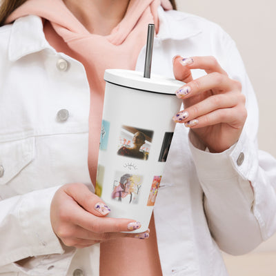 All Covers Insulated tumbler with a straw