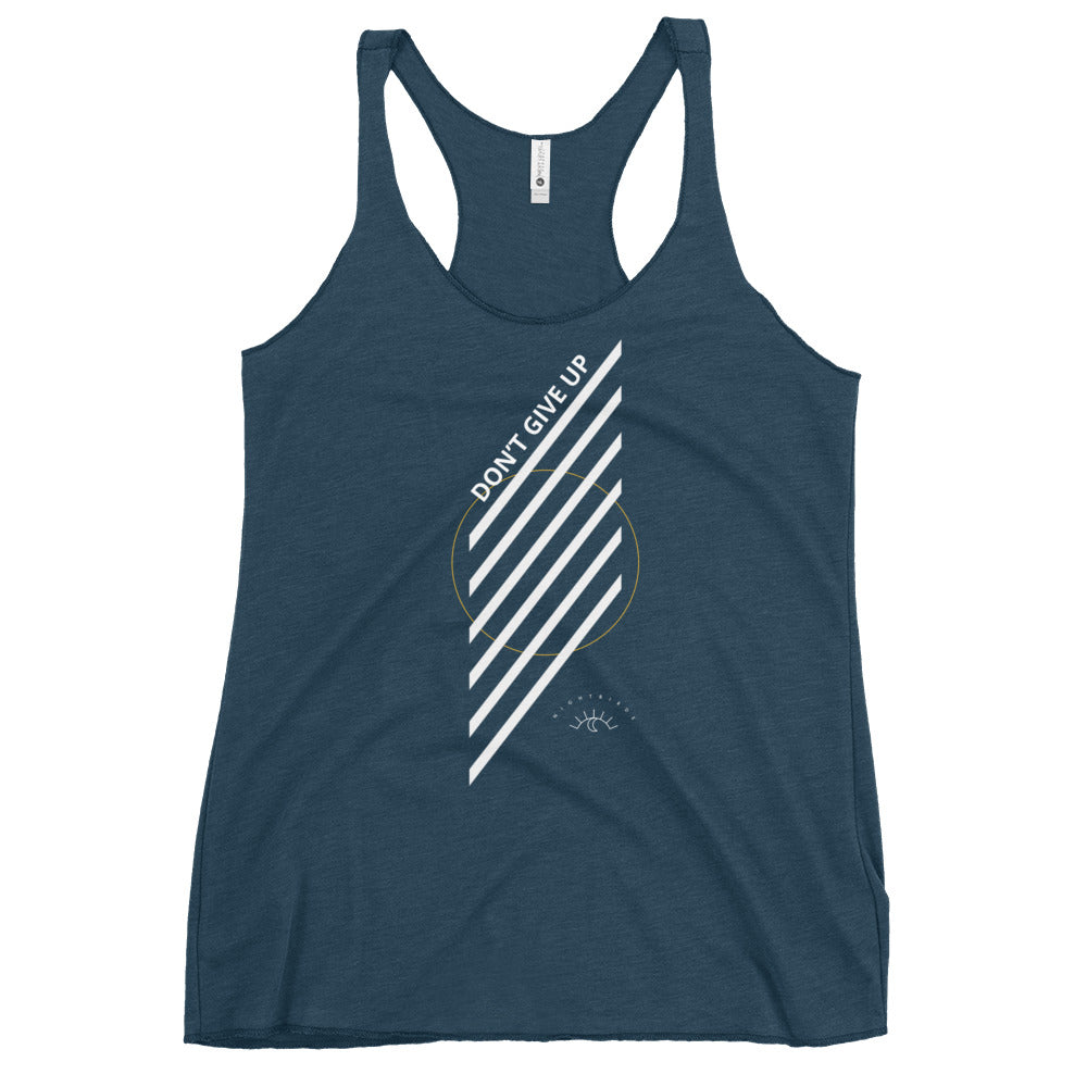 Don't Give Up Women's Racerback Tank