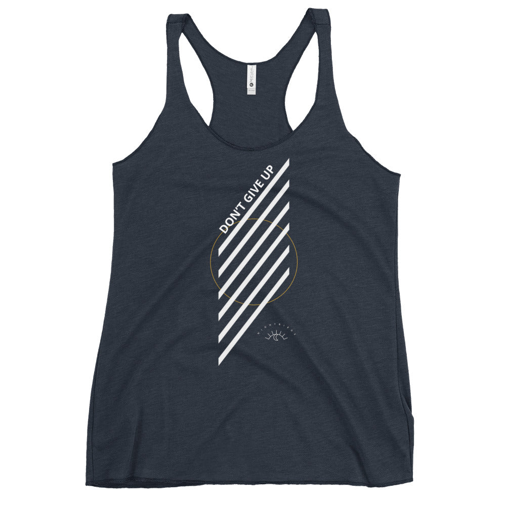 Don't Give Up Women's Racerback Tank