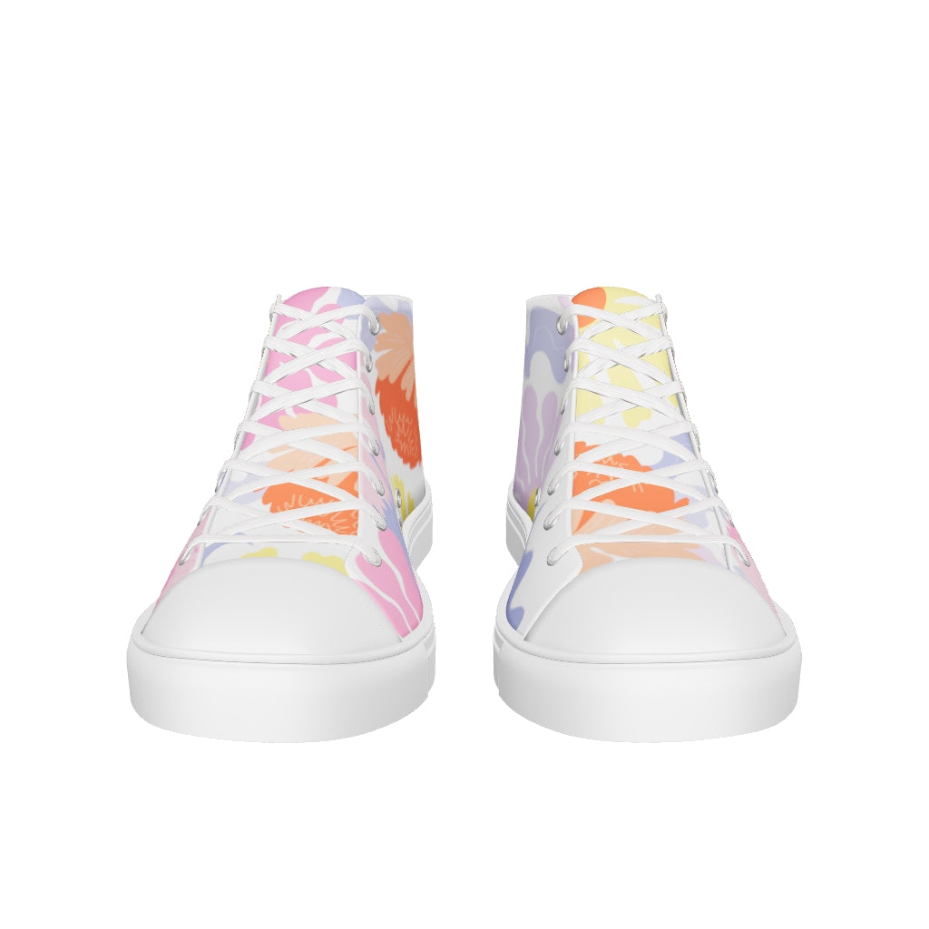 Men’s high top canvas shoes