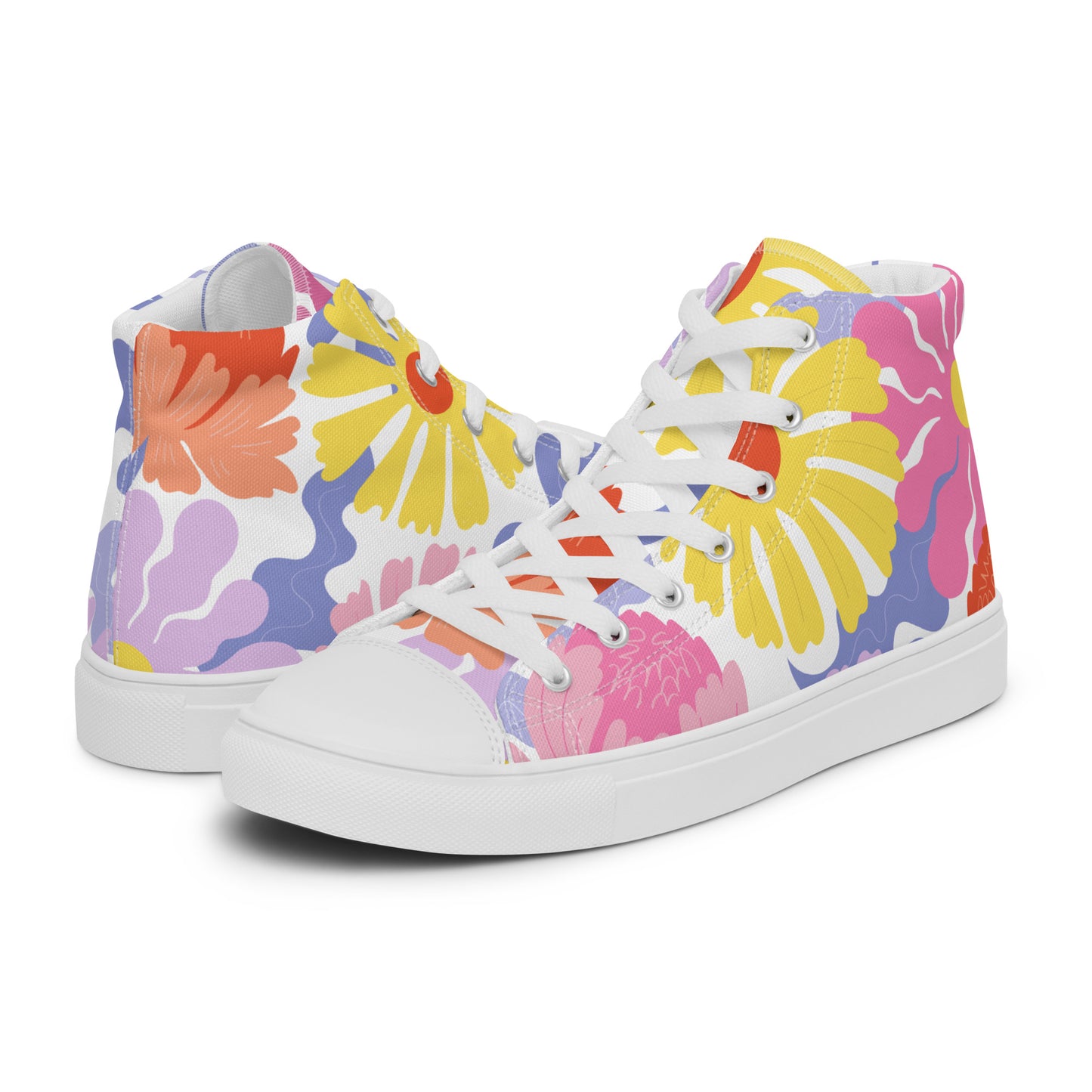 Nightbirde Floral Men’s High Tops