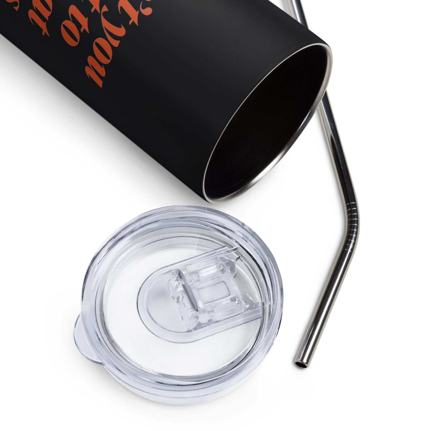 Don't Give Up Stainless Steel Tumbler