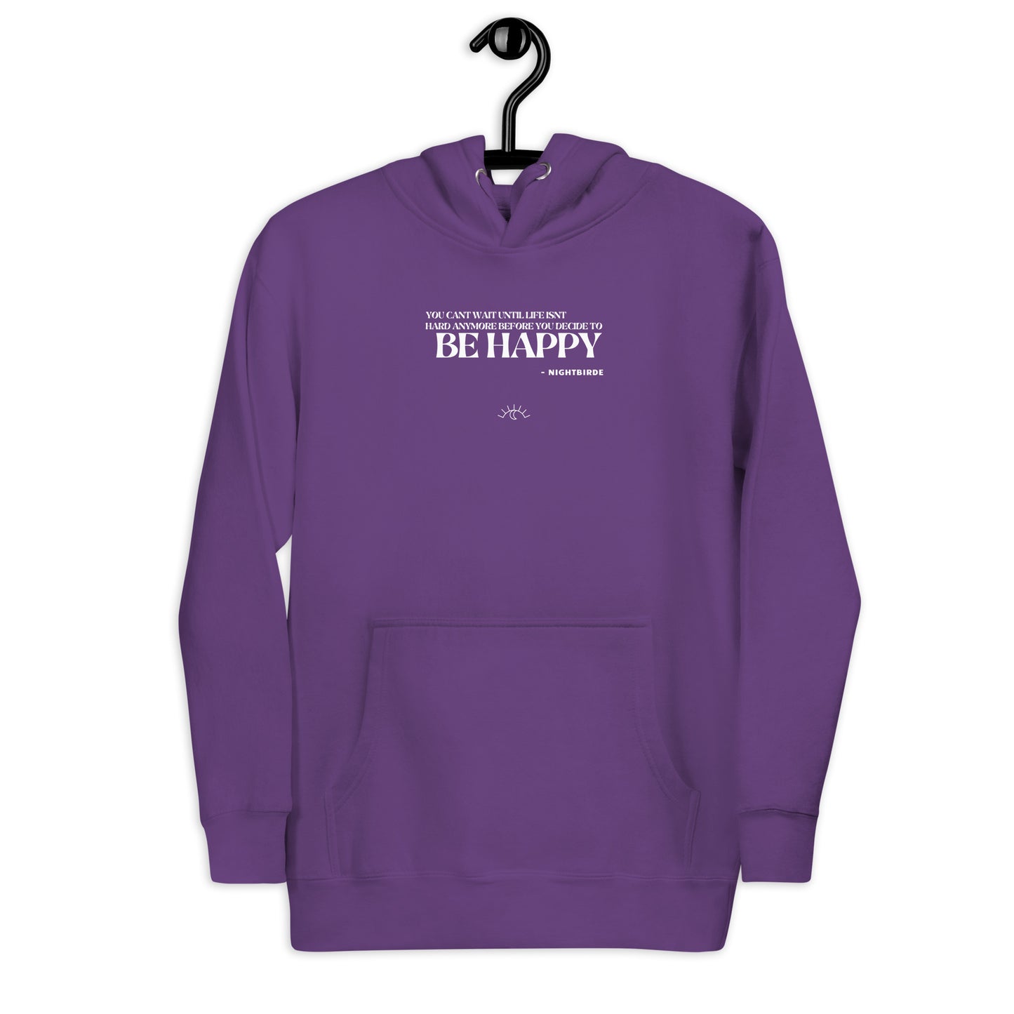 Quotes: Be Happy - Unisex Hoodie