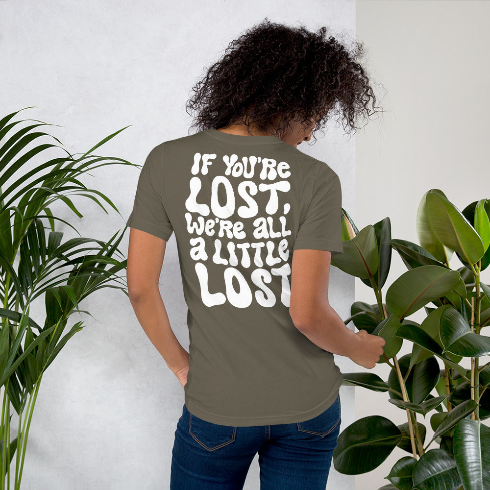 Lyrics: A Little Lost [Full Back] - Unisex Tee