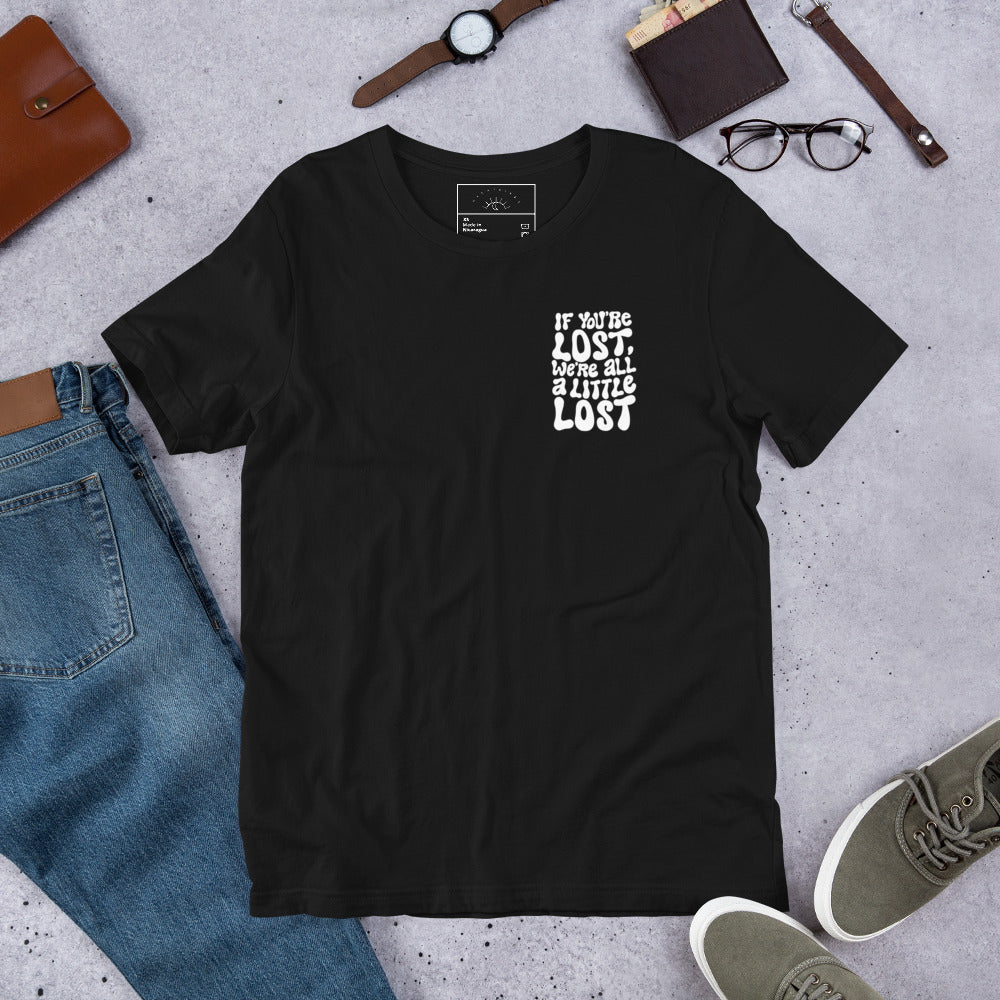 Lyrics: A Little Lost [Left Chest] - Unisex Tee