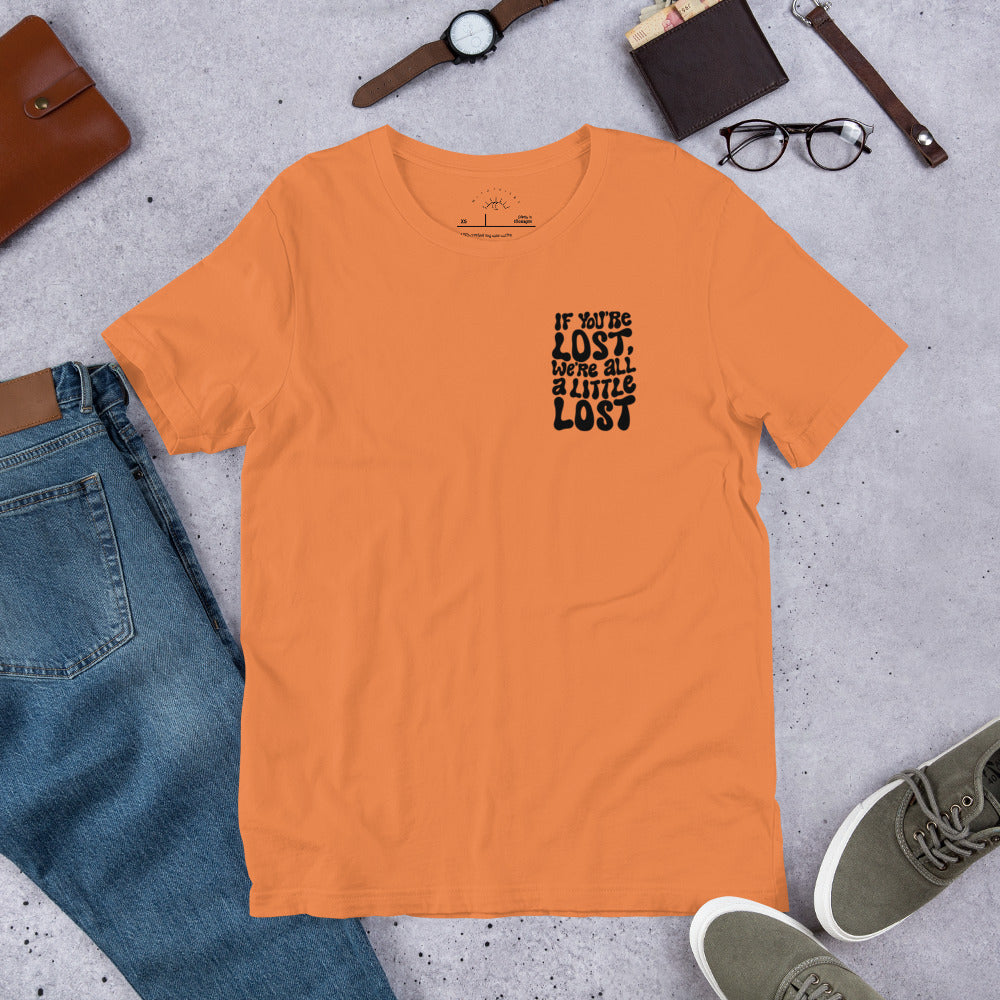 Lyrics: A Little Lost [Left Chest] - Unisex Tee