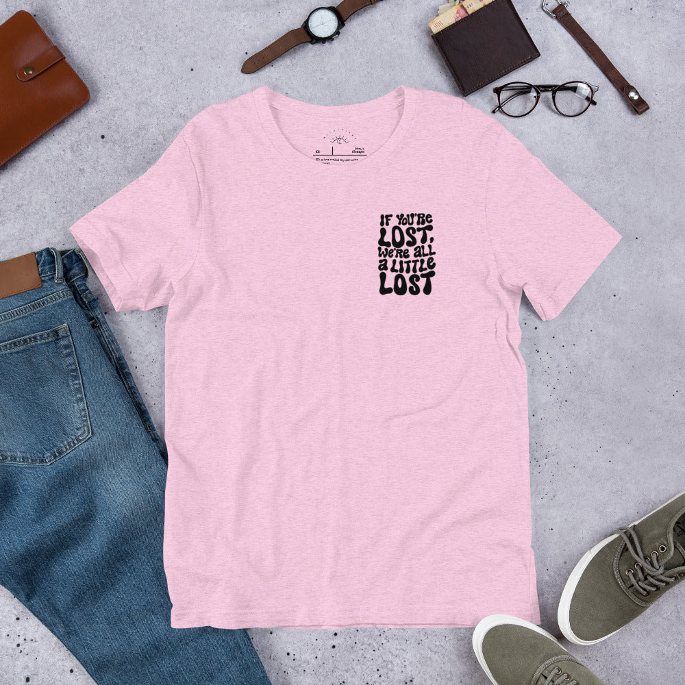 Lyrics: A Little Lost [Left Chest] - Unisex Tee