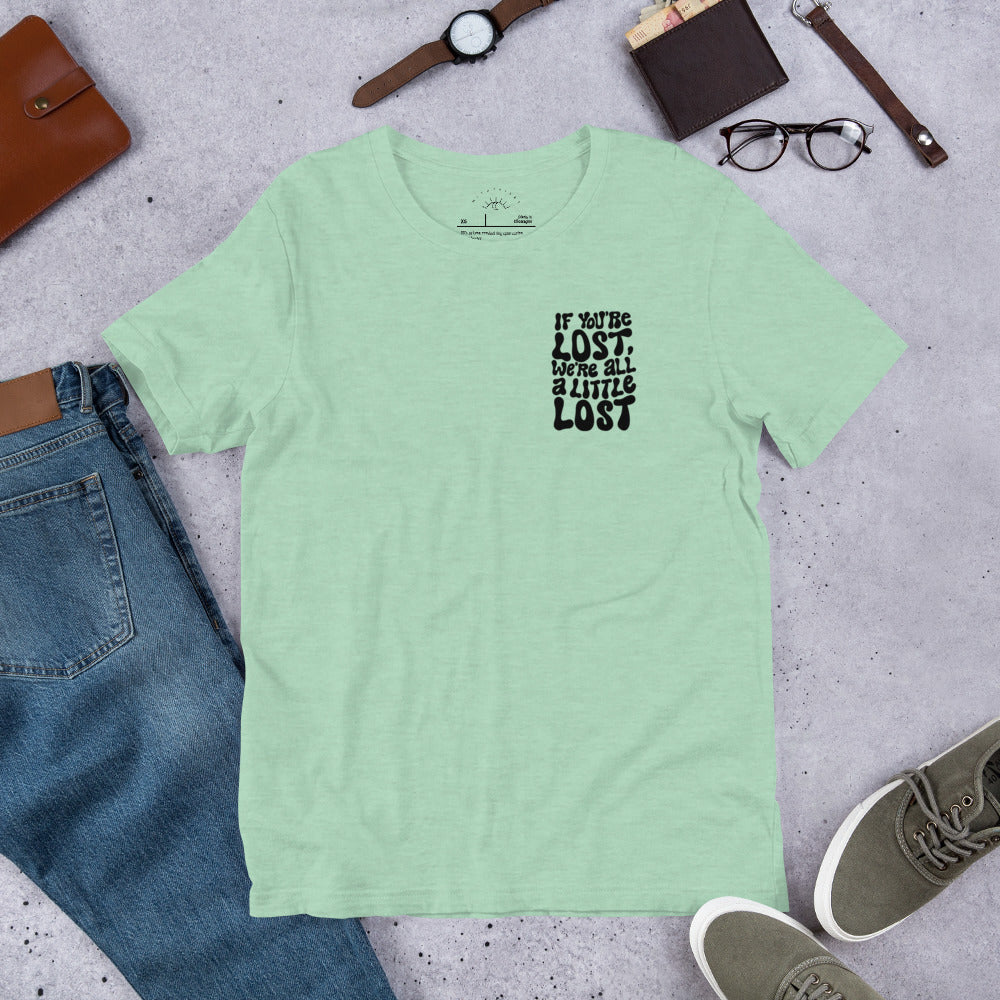 Lyrics: A Little Lost [Left Chest] - Unisex Tee
