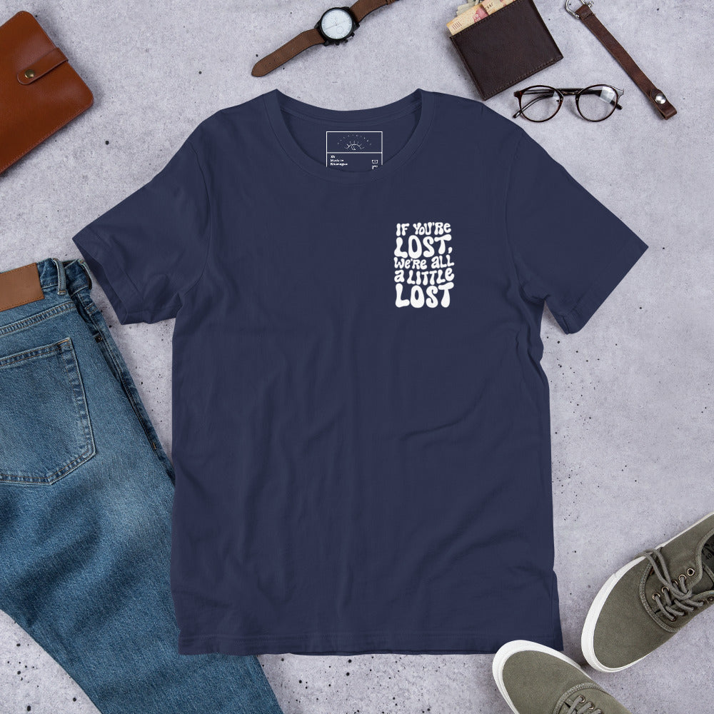 Lyrics: A Little Lost [Left Chest] - Unisex Tee