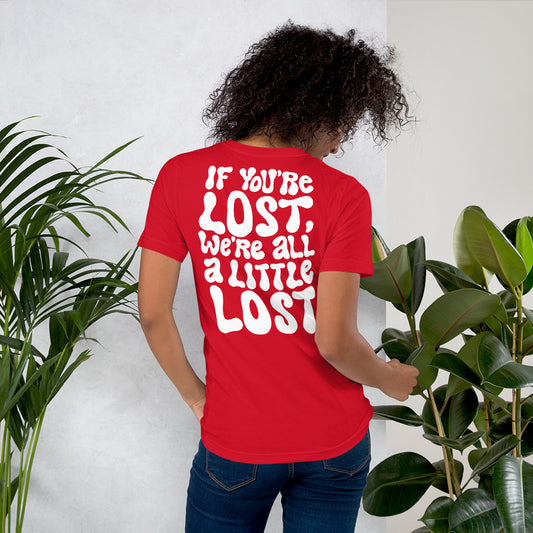 Lyrics: A Little Lost [Full Back] - Unisex Tee