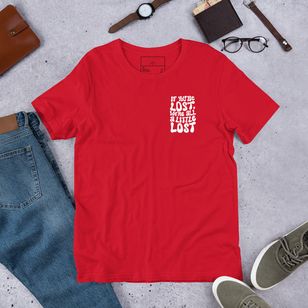 Lyrics: A Little Lost [Left Chest] - Unisex Tee