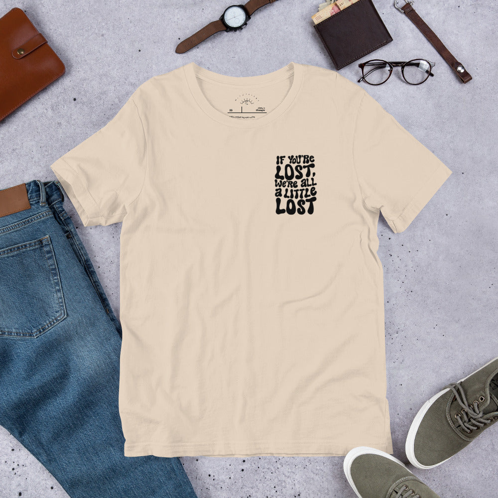 Lyrics: A Little Lost [Left Chest] - Unisex Tee