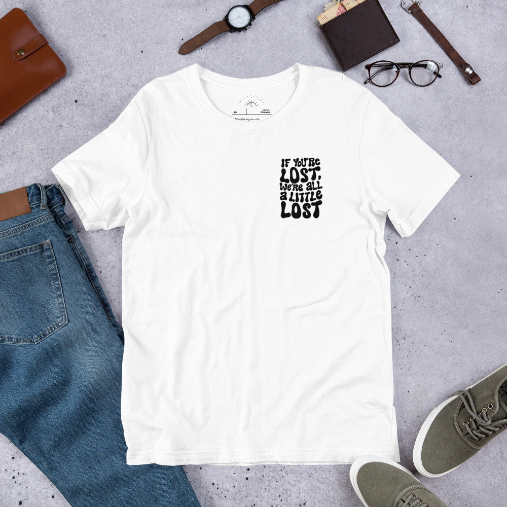 Lyrics: A Little Lost [Left Chest] - Unisex Tee