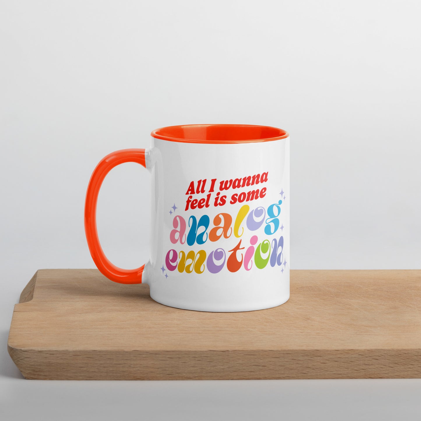 Analog Emotion Multi-Color Mug