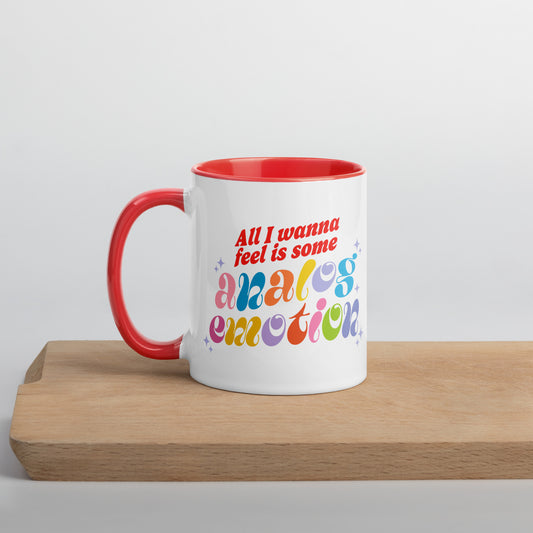 Analog Emotion Multi-Color Mug