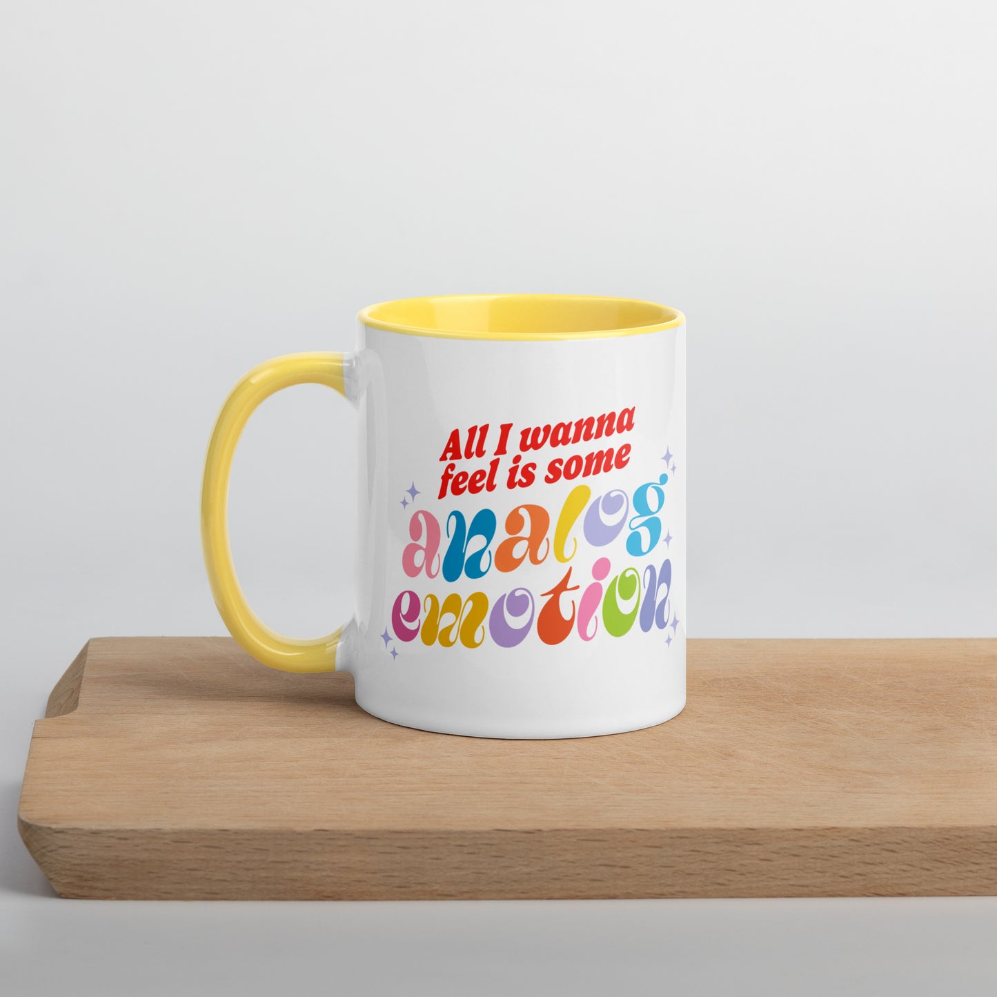 Analog Emotion Multi-Color Mug