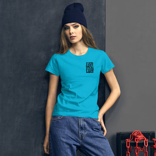 Lyrics: A Little Lost [Left Chest] - Womens Tee